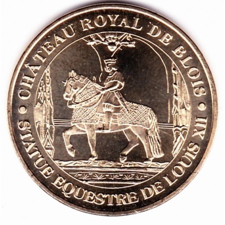 41 - Château Royal de Blois - Statue Equestre de Louis XII - 2012