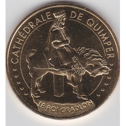29 - Quimper - Le roi Gradlon - jaune - 2015