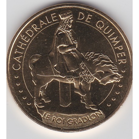 29 - Quimper - Le roi Gradlon - jaune - 2015