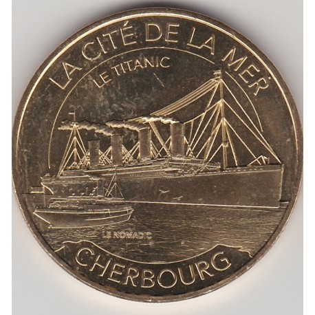 50 - Cité de la Mer Cherbourg - Le Titanic et Le Nomadic - la peinture de M. Jacques Mignon - 2016