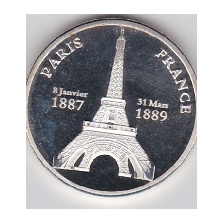 Paris - Tour Eiffel (version argentée)