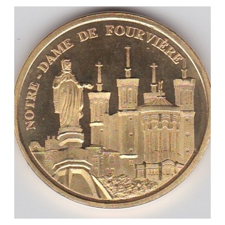 Lyon - Notre Dame de Fourvière/ Blason - diamètre 34 mm