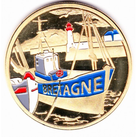Port breton / Blason - diamètre 34mm