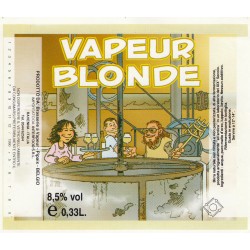 Etiquette de bière - Vapeur blonde - Version 1