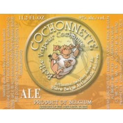 Etiquette de bière - Cochonnette - Ale