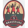 Sous bock de bière - Les 3 brasseurs