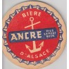 Sous bock de bière - Ancre - Biere d'Alsace (très épais)