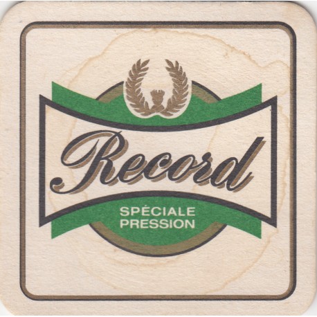 Sous bock de bière - Grutli - Record - spéciale pression