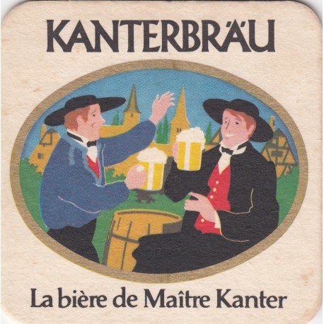 Sous bock de bière - Kanterbrau - La bière de Maître Kanter