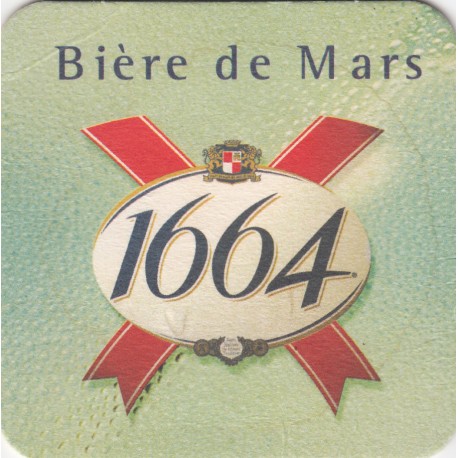 Sous bock de bière - Kronenbourg - 1664 - Bière de Mars