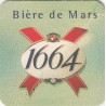 Sous bock de bière - Kronenbourg - 1664 - Bière de Mars