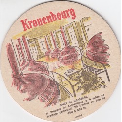 Sous bock de bière - Kronenbourg - Salle de brassage
