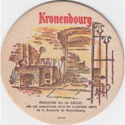 Sous bock de bière - Kronenbourg - Brasserie du 17eme siecle