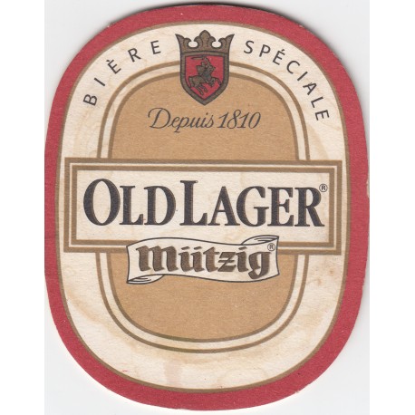 Sous bock de bière - Mützig - Old lager