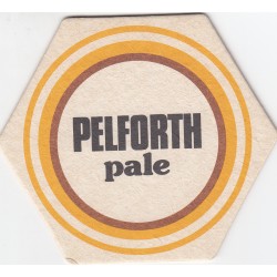 Sous bock de bière - Pelforth Pale - blanc