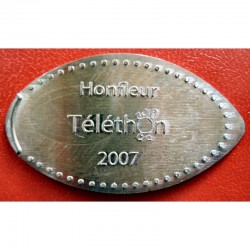 14 - Honfleur - Téléthon 2007 - Logo - cuivre