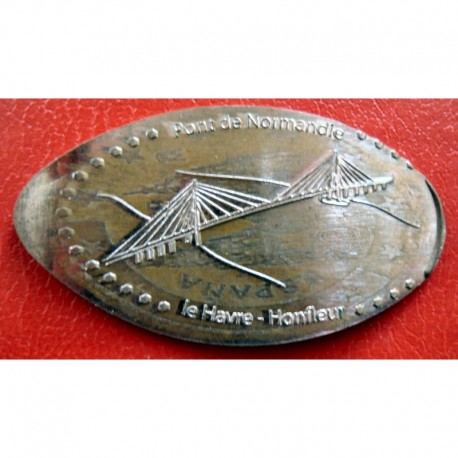 76 - Le Havre-Honfleur - Pont de Normandie 2 - cuivre