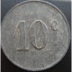 Monnaie de nécessité - 10 Centimes - Union Commerciale - Crecy en Brie