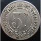 Monnaie de nécessité - 5 Francs - Société Coopérative des Agents de la Compagnie P.L.M - Chambery - 1898