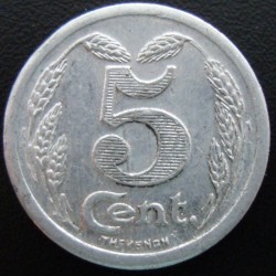 Monnaie de nécessité - 5 centimes - 1921 - Chambre de Commerce - Evreux