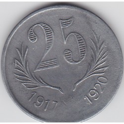 Monnaie de nécessité - 25c - Chambre de Commerce de l'Hérault - 1917/1920