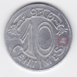 Monnaie de nécessité - 10 c - Chambre de Commerce - Marseille - 1916