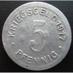 Monnaie de nécessité - 5 pfennig - Elberfeld - 1917