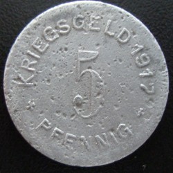 Monnaie de nécessité - 5 pfennig - Mettmann- 1917