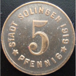 Monnaie de nécessité - 5 pfennig - Solingen - 1919