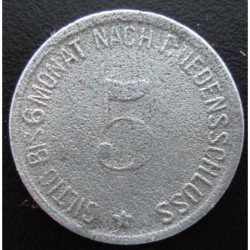 Monnaie de nécessité - 5 pfennig - Mühldorf-Neumarkt am Rott - 1917