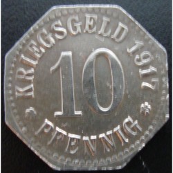 Monnaie de nécessité - 10 pfennige - Wiesbaden - 1917