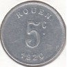Monnaie de nécessité - 5 Centimes - Ligue des Commerçants rouennais - 1920