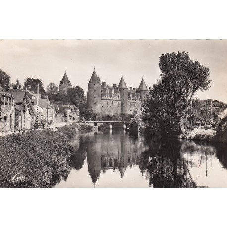 Carte postale - Josselin - L'Oust et le chateau