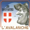 Etiquette de bière - Les savoyardes - L'avalanche