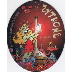 Sous bock de bière - La Zythone - 16,5 X 13.5 cm