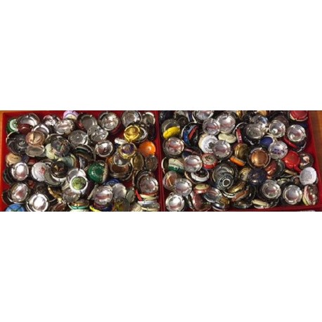 Lots de capsules de champagne diverses et variées vendues au poids - prix  dégressifs suivant poids - Gueral-Collections
