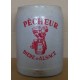 Chope en grès - Pêcheur - Bière d'Alsace