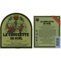 Etiquette de bière - La Choulette de Nöel