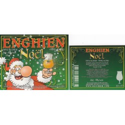 Etiquette de bière - Enghein de Nöel - 8.5 X 7 cm