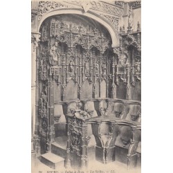 Carte postale - Eglise de Brou - Les stalles