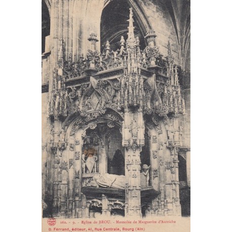 Carte postale - Eglise de Brou - Mausolée de Marguerite d'Autriche
