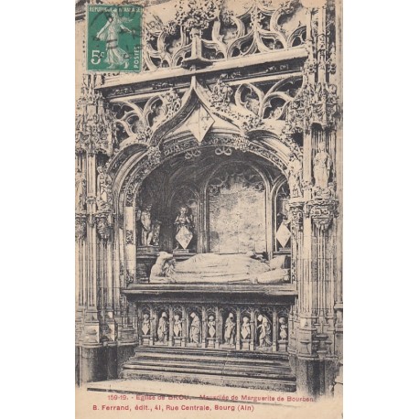 Carte postale - Eglise de Brou - Mausolée de Marguerite de Bourbon