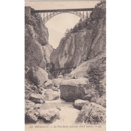 Carte postale - Briançon - Le pont Baldy