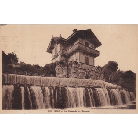 Carte postale - Nice - La cascade de Gairaut