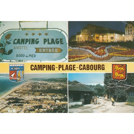 Carte postale - Cabourg - Camping-Plage