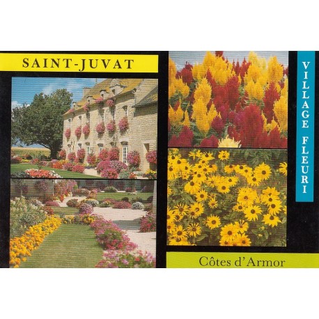 Carte postale - Saint-Juvat - Village fleuri