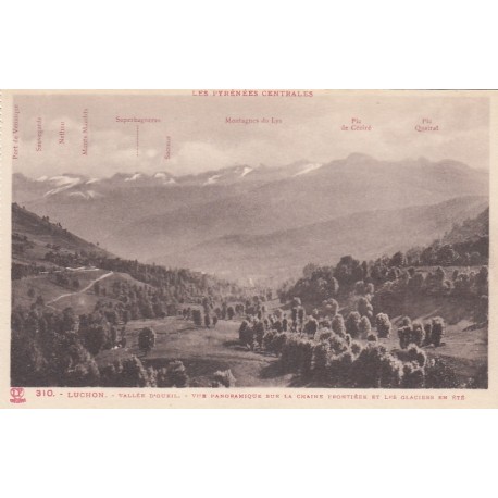 Carte postale - Luchon - Vallée d'Oueil