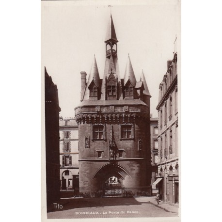 Carte postale - Bordeaux - La porte du Palais