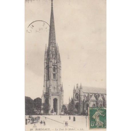 Carte postale - Bordeaux - La tour Saint-Michel