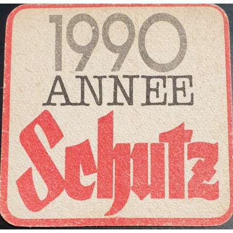 Sous bock de bière - 1990 année Schutz - 1740